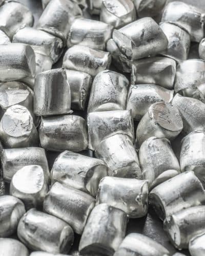 Pure tin spheres for electrolytic baths
