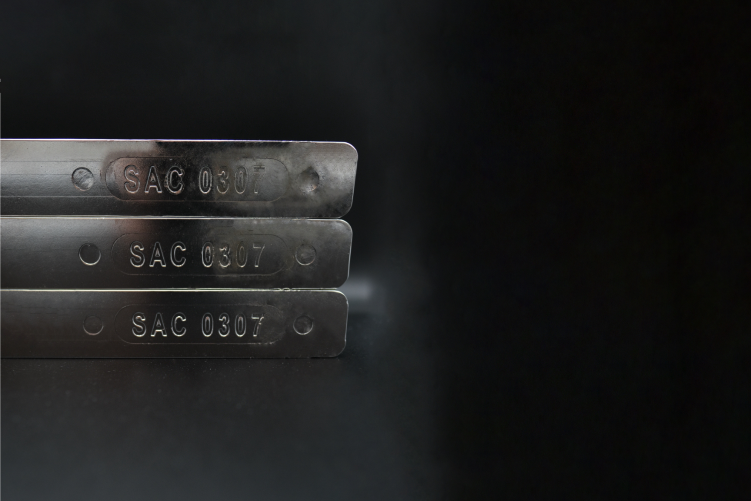 5 Lastre In Lega SAC305 Sn96.5Ag3.0Cu0.5 (Stagno Argento Rame) 100x50x0.15mm
